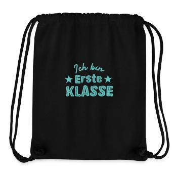 Erste Klasse Einschulung Schule Schulkind 2024 - Stanley/Stella recycelter Gym Bag - Schwarz - Vorne
