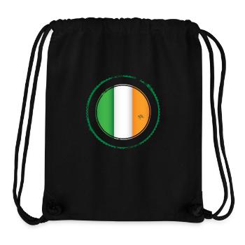 Irish flag uk - Stanley/Stella Recycled Gym Bag - black - Front