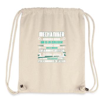 Mechaniker Schlau - Stanley/Stella recycelter Gym Bag - Naturweiß - Vorne