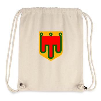 drapeau auvergnat blason de l'auvergne - Sac à cordon recyclé Stanley/Stella - blanc naturel - Devant