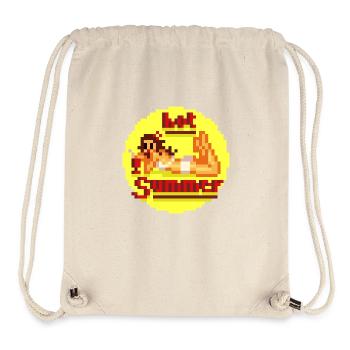 pixel pinup hot buzzer - Stanley/Stella Recycled Gym Bag - natural - Front