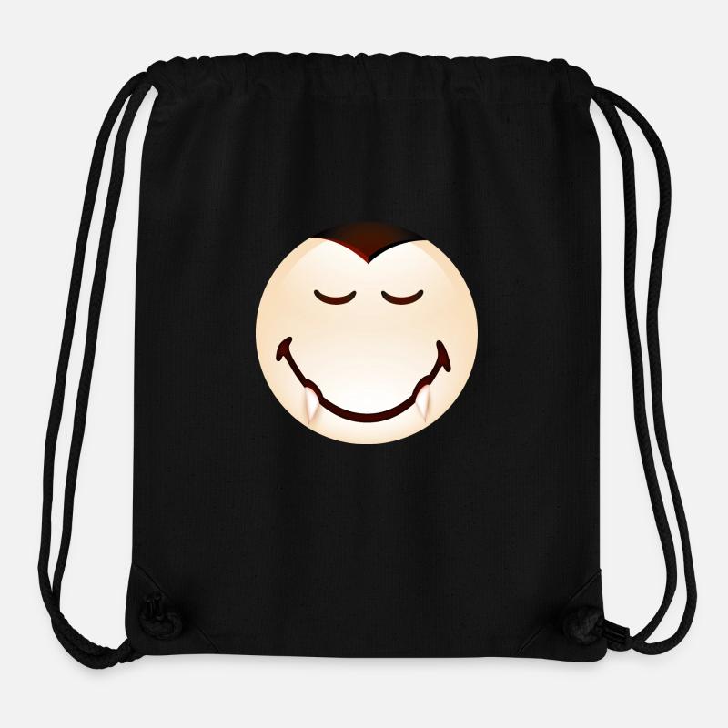 Smiley Halloween Dracula - Stanley/Stella recycelter Gym Bag - Schwarz