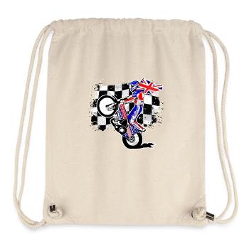 Speedway - Union Jack - UK Flag - Stanley/Stella Recycled Gym Bag - natural - Front