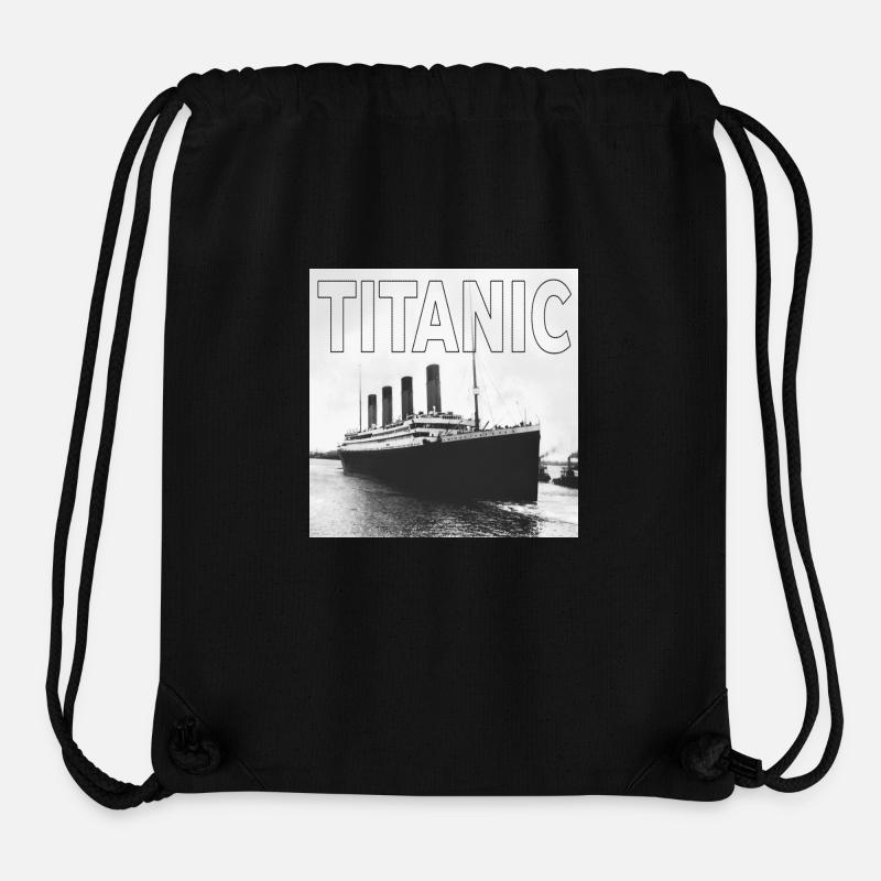 TITANIC sw Poster q - Stanley/Stella recycelter Gym Bag - Schwarz