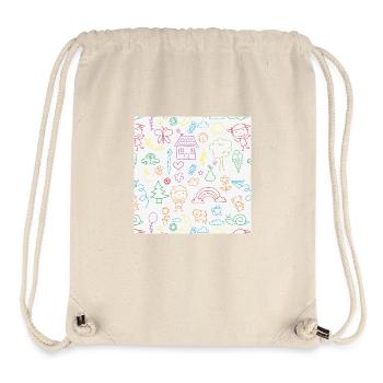 Schule - Stanley/Stella recycelter Gym Bag - Naturweiß - Vorne