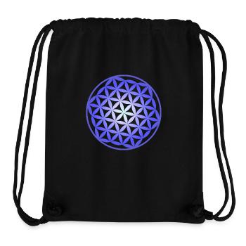 flower of Life - Stanley/Stella Recycled Gym Bag - black - Front