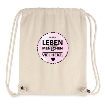 Leben - Stanley/Stella recycelter Gym Bag - Naturweiß - Vorne