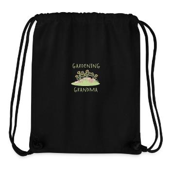 Gardening Grandma - Stanley/Stella recycelter Gym Bag - Schwarz - Vorne