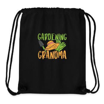 Gardening Grandma - Stanley/Stella recycelter Gym Bag - Schwarz - Vorne