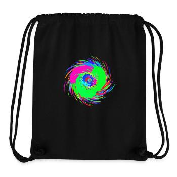 Color Splash 2 - Stanley/Stella recycelter Gym Bag - Schwarz - Vorne