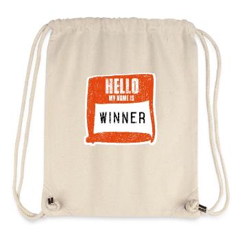 Gewinner - Sieger - Stanley/Stella recycelter Gym Bag - Naturweiß - Vorne