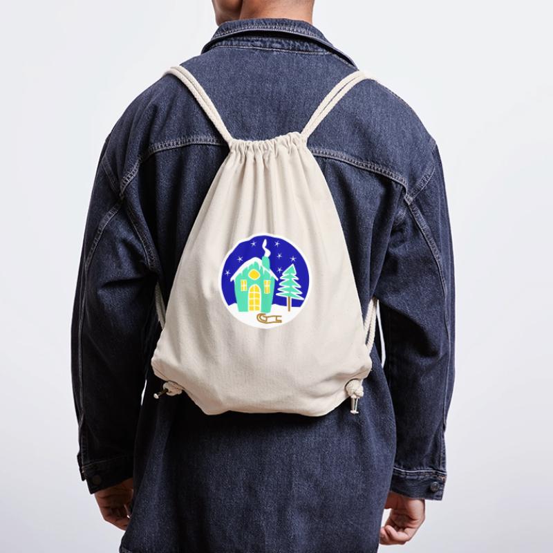 Winterlandschaft Stanley/Stella recycelter Gym Bag