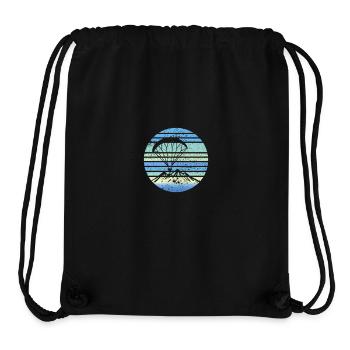Paramotorisation Rétro Design - Sac à cordon recyclé Stanley/Stella - noir - Devant
