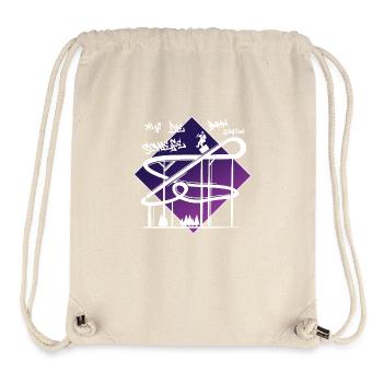 Auf die schiefe Bahn geraten - Stanley/Stella recycelter Gym Bag - Naturweiß - Vorne