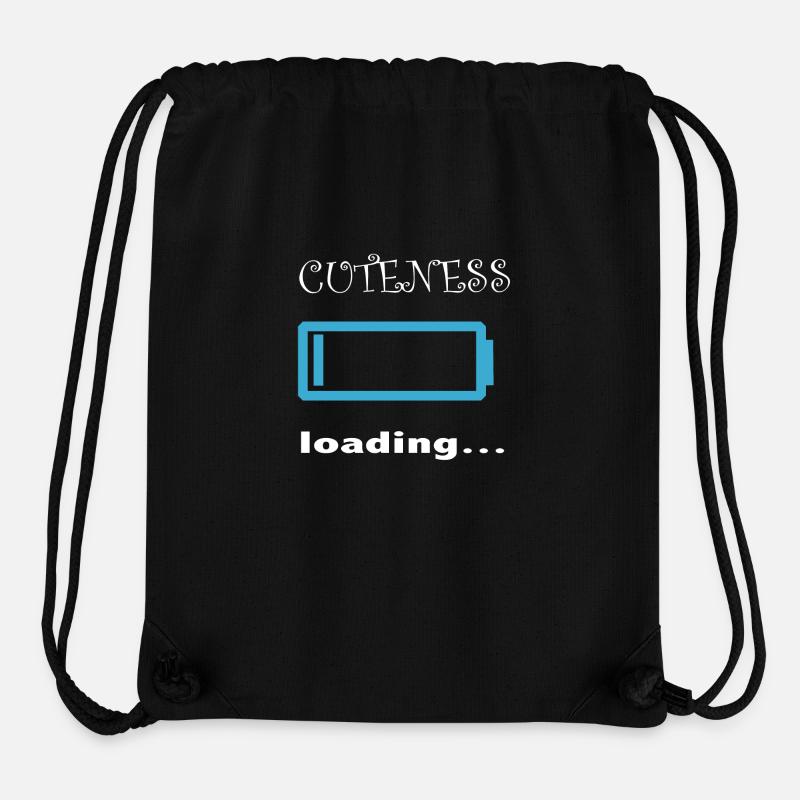 Cuteness loading...II - Stanley/Stella recycelter Gym Bag - Schwarz
