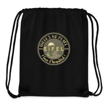 EiFEL Beautiful - Stanley/Stella recycelter Gym Bag - Schwarz - Vorne