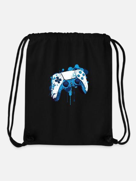 Gamer/in - Stanley/Stella recycelter Gym Bag - Schwarz
