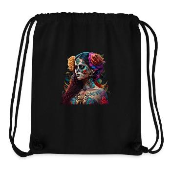 dia de muertos - Stanley/Stella recycelter Gym Bag - Schwarz - Vorne