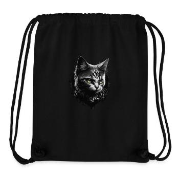 bad cat - Stanley/Stella recycelter Gym Bag - Schwarz - Vorne