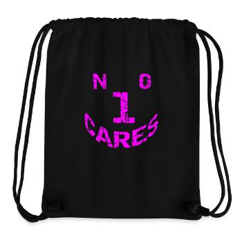 No 1 cares - Stanley/Stella Recycled Gym Bag - black - Front