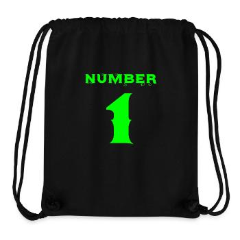number 1 - Stanley/Stella Recycled Gym Bag - black - Front