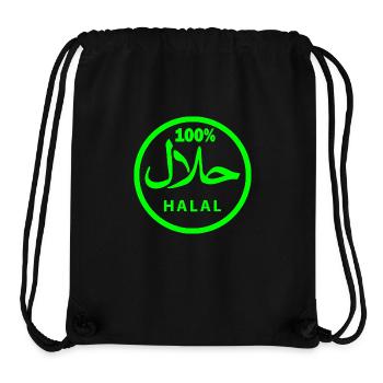 Halal - Stanley/Stella recycelter Gym Bag - Schwarz - Vorne