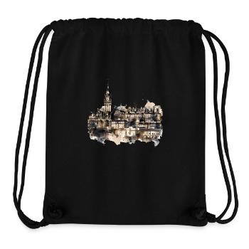 Edinburgh, die Hauptstadt Schottlands - Stanley/Stella recycelter Gym Bag - Schwarz - Vorne