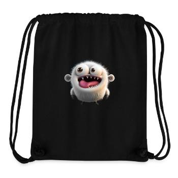 Happy Halloween cute monster tongue out scary - Stanley/Stella Recycled Gym Bag - black - Front