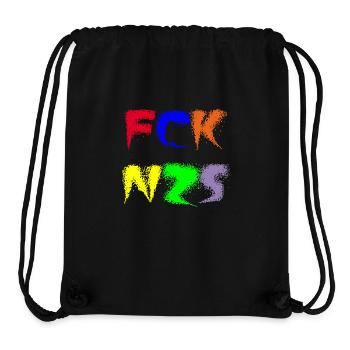 FCK NZS - Stanley/Stella recycelter Gym Bag - Schwarz - Vorne