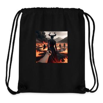 Suivez-moi jusqu’à l’abîme - Pacte du Diable Infernal #01 - Sac à cordon recyclé Stanley/Stella - noir - Devant
