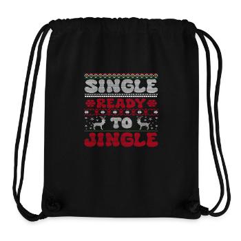 Single Ready to Jingle - Stanley/Stella recycelter Gym Bag - Schwarz - Vorne