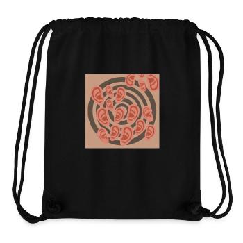 Ear vortex - Stanley/Stella Recycled Gym Bag - black - Front