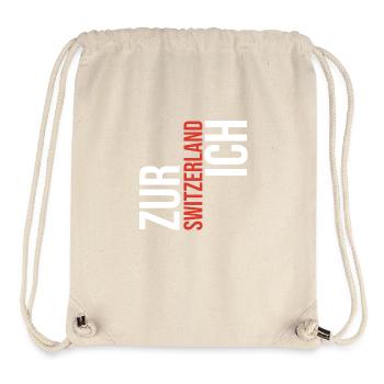 Zurich Switzerland Zürich Schweiz - Stanley/Stella recycelter Gym Bag - Naturweiß - Vorne