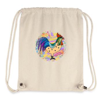 Rooster - Stanley/Stella Recycled Gym Bag - natural - Front