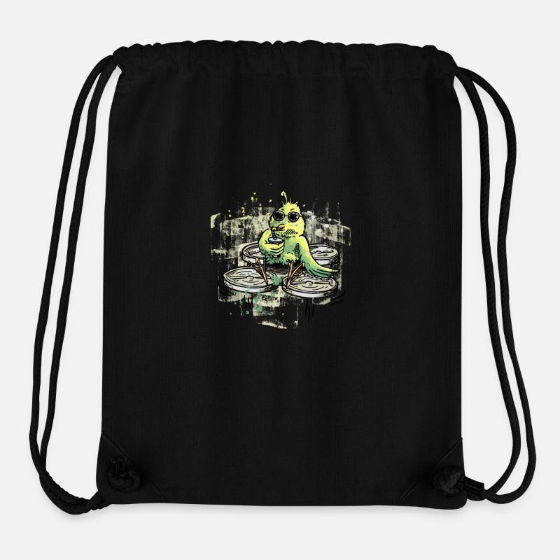 Vogel-Farb-Drohne - Stanley/Stella recycelter Gym Bag - Schwarz