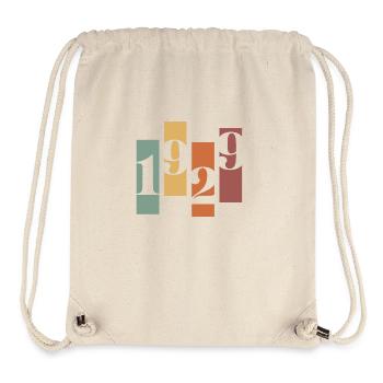 1929 Vintage Retro - Stanley/Stella recycelter Gym Bag - Naturweiß - Vorne