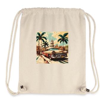 Oldtimer Glanz - Stanley/Stella recycelter Gym Bag - Naturweiß - Vorne