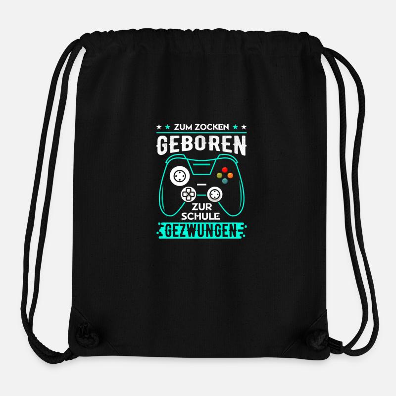 Gaming - Stanley/Stella recycelter Gym Bag - Schwarz