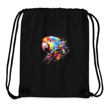 Parrot Bird Animal Freedom World Wildlife Wonder - Stanley/Stella Recycled Gym Bag - black - Front