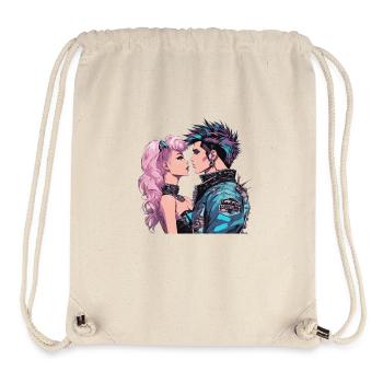 80s New Wave - Stanley/Stella Recycled Gym Bag - natural - Front