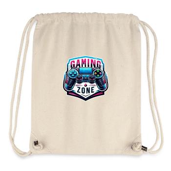 Gaming Zone - Controller Illustration - Stanley/Stella recycelter Gym Bag - Naturweiß - Vorne