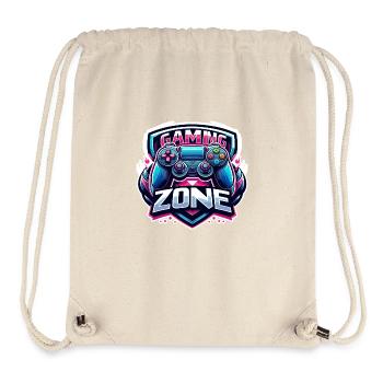 Gaming Zone - Controller Illustration - Stanley/Stella recycelter Gym Bag - Naturweiß - Vorne
