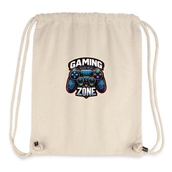 Gaming Zone - Controller Illustration - Stanley/Stella recycelter Gym Bag - Naturweiß - Vorne