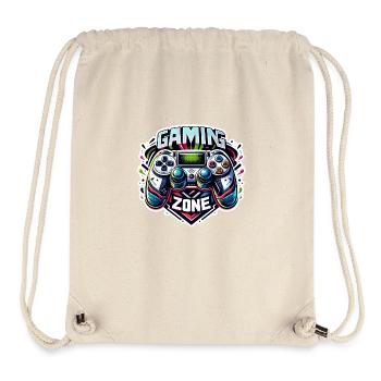 Gaming Zone - Controller Illustration - Stanley/Stella recycelter Gym Bag - Naturweiß - Vorne