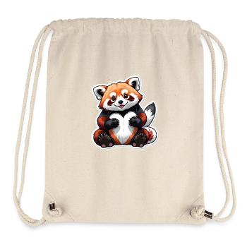 Panda with love - Stanley/Stella Recycled Gym Bag - natural - Front
