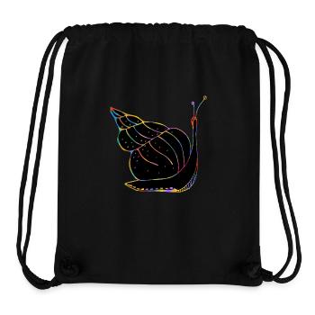 Snail - Stanley/Stella Recycled Gym Bag - black - Front