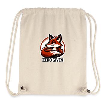 Zero Given - Fuchs Illustration - Stanley/Stella recycelter Gym Bag - Naturweiß - Vorne