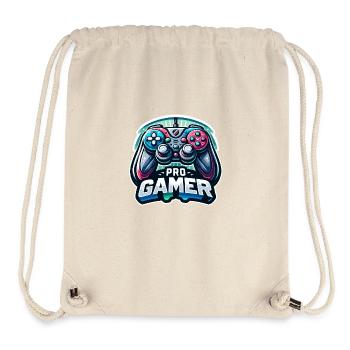 Pro Gamer - Controller Illustration - Stanley/Stella recycelter Gym Bag - Naturweiß - Vorne
