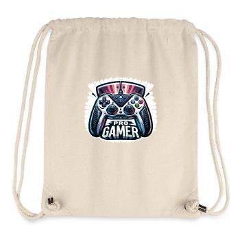 Pro Gamer - Controller Illustration - Stanley/Stella recycelter Gym Bag - Naturweiß - Vorne