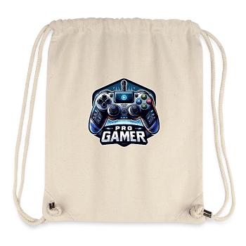 Pro Gamer - Controller Illustration - Stanley/Stella recycelter Gym Bag - Naturweiß - Vorne
